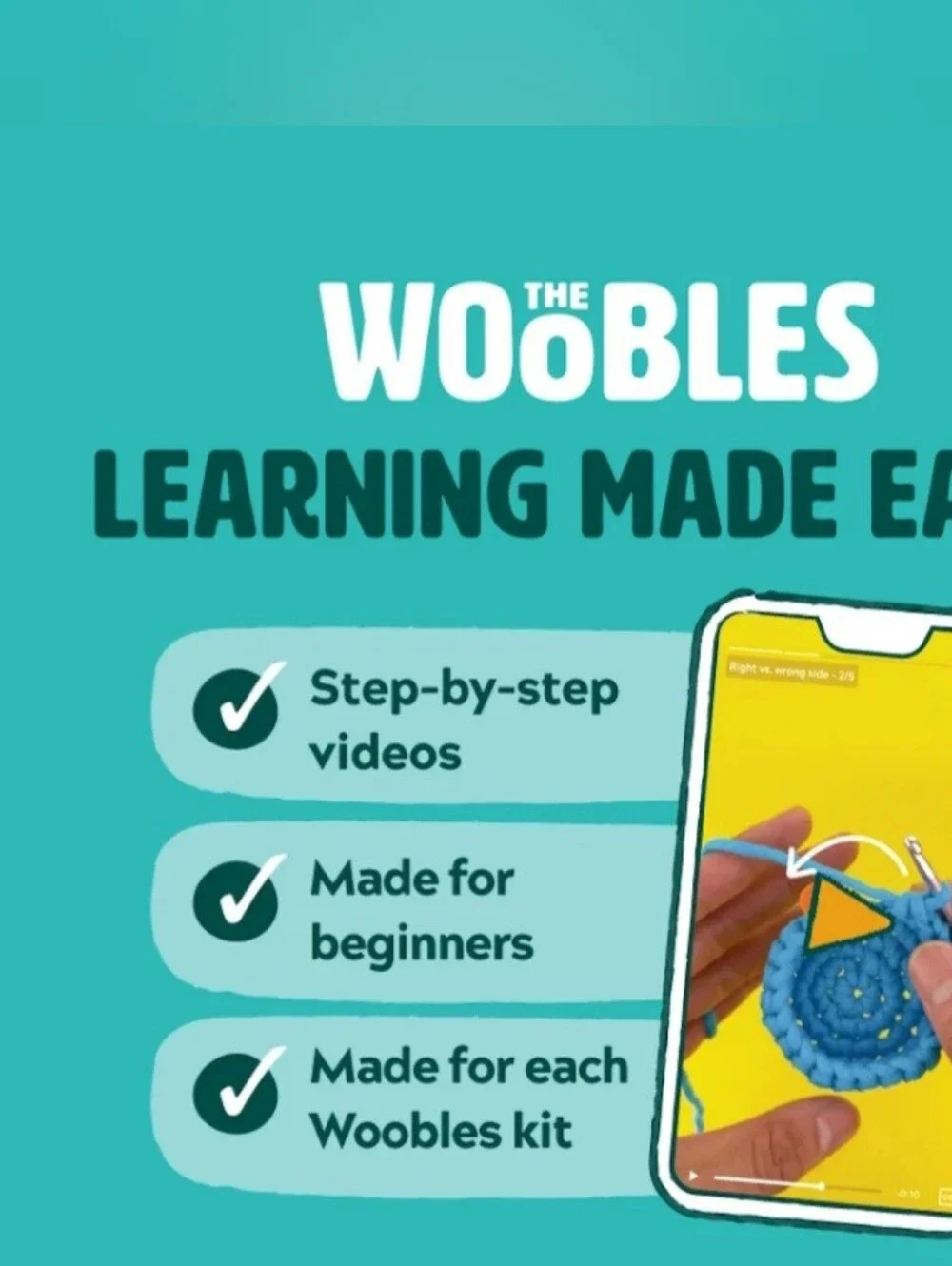 The Woobles TATA Learn to Crochet Kit, BTS collaboration, BT21